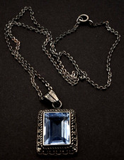 Feine antike Silberkette mit