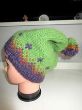 Damen (Herren?) Mütze für die kalte Jahreszeit aus Islandwolle (Alafoss-Lopi)