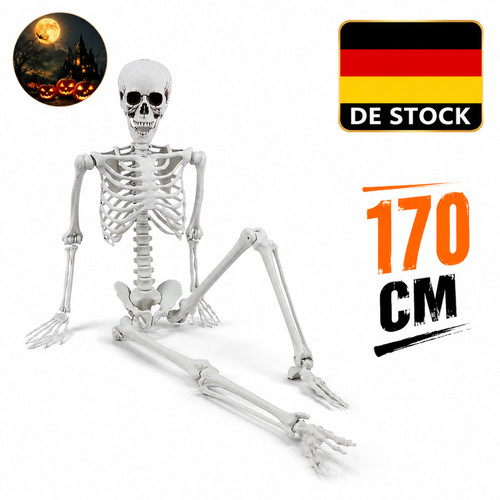 Skelett halloween lebensgroß - halloween,