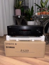 YAMAHA R-S201 Natural Sound Stereo Receiver Verstärker Radio Schwarz High End✅
