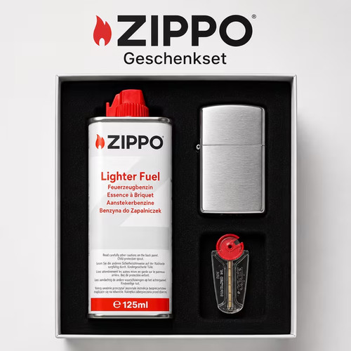 Zippo feuerzeug chrome - zippo,