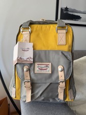 Doughnut Rucksack gelb und