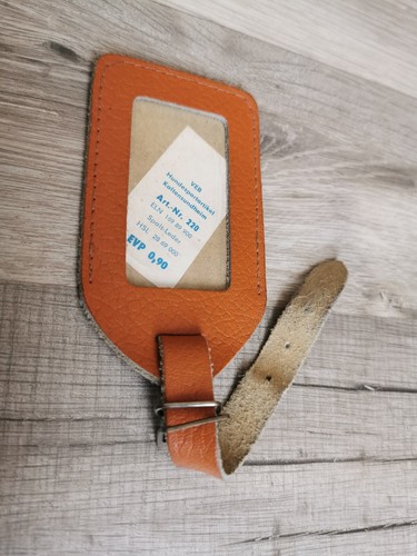 Kofferanhänger ddr leder - kofferanhänger,