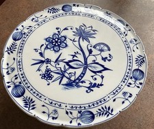 Tortenplatte Zwiebelmuster