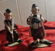 2 Porzellan Figuren Clown