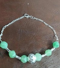 Olivin Armband, Natursteine