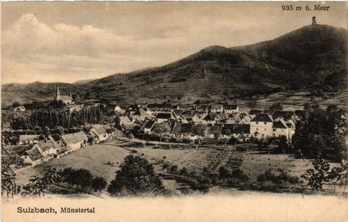 Cpa sulzbach münstertal - sulzbach,