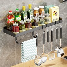 2x Edelstahl Küchenregal