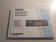 Blaupunkt Radio/Cassette Augsburg RCR 87, Essen RCR 127, Verona RCR 127 Bedienun