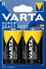 10 x Varta 2020 Mono D R20 Zink Kohle Batterie 1,5V Superlife 5 x 2er VPE