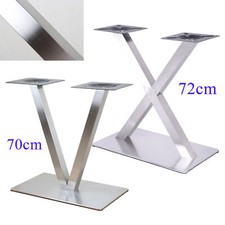 Edelstahl Tischbeine “X” Form /“V” Form Tischgestell Tischfuß Tischuntergestell