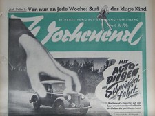 Wochenend - 03. November 1949 - Zeitschrift zum Geburtstag / Jahrestag