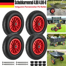 Schubkarrenrad Vollgummi PU