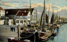 Ak Nordseebad Cuxhaven, Hafen