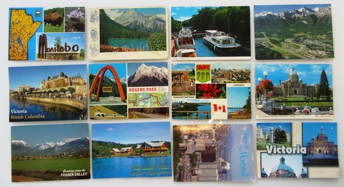 Kanada postkarten lot x - kanada, 12