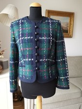 M.A.C.S. München Blazer / Jacke Gr. 40 Tweed Bouclé Barbara Kessels Elegant