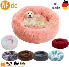 Hundebett Katzenbett Haustierbett Kuschelbett Bett Hundekorb Plüsch Donut Kissen