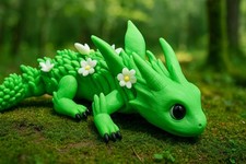 Gedruckter blumen drachen - 3d,