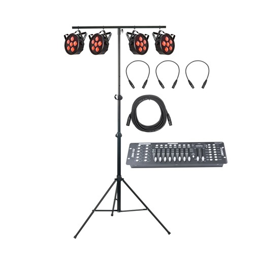 Vega par rgb led set - vega, 4x