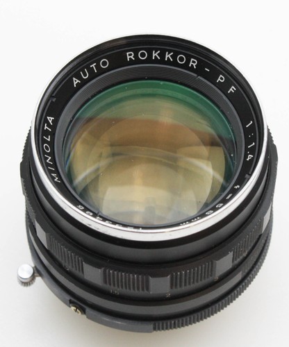 Minolta 58mm 4 auto - f/1.4,