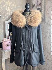 Traumhafte Blonde No 8 ❤️ Parka Jacke Echtpelz Gr M L 38 40