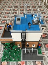 Lego-Modernes Stellwek für die ganze Lego-Eisenbahnwelt ab 7 Jahre gebraucht MOC