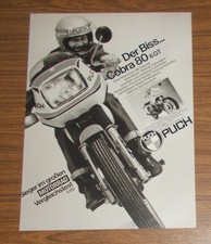 Seltene Werbung PUCH COBRA 80-6 GT - Der Biss... 1982