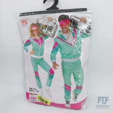 W WIDMANN MILANO Party Fashion - Kostüm Trainingsanzug, 80er Jahre Outfit, Joggi