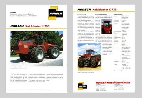 Horsch knicklenker 735 - horsch, k