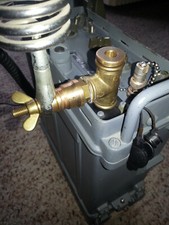 Ein vertikaler Eigenbau DV (27) Antennen Adapter für das Funksprechgerät SEM 35.