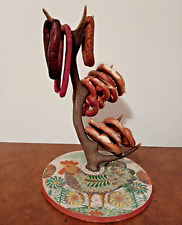 Servierplatte Brezen, Wurstständer Hirsch Geweih Abwurfstange Schießscheibe