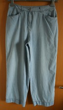 GABY MERSMANN JEANS HOSE Größe 38 (W28/L26) in Hellblau