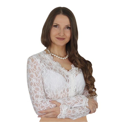 Dirndlbluse 4129 laura langarm - laura,