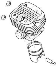 Original Dolmar 115 Zylinder