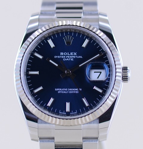 Rolex uhr date - rolex, 34mm