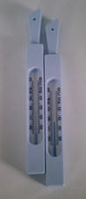 2 Baby Bade Thermometer blau