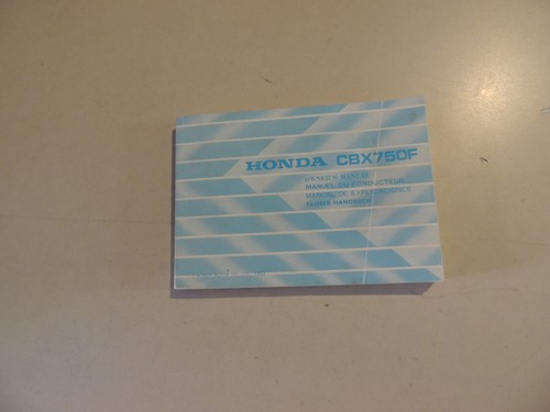 Fahrerhandbuch honda cbx 750 - fahrerhandbuch,