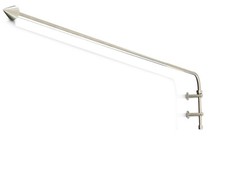 Schwenkstange ,schwenkbare Gardinenstange,Edelstahl 12 mm  100 cm kürzbar 