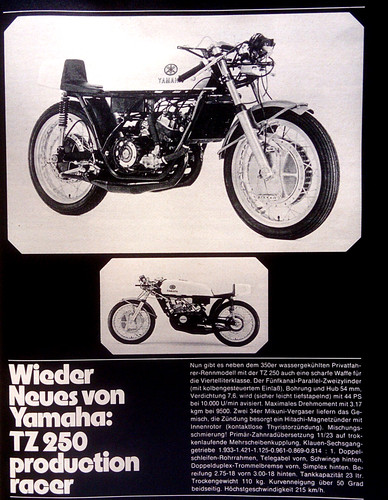 Yamaha 250 production - tz,