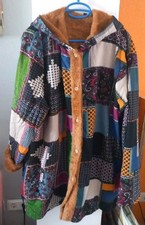 Übergangsjacke Damen 3XL Patchwork Muster, Leicht,