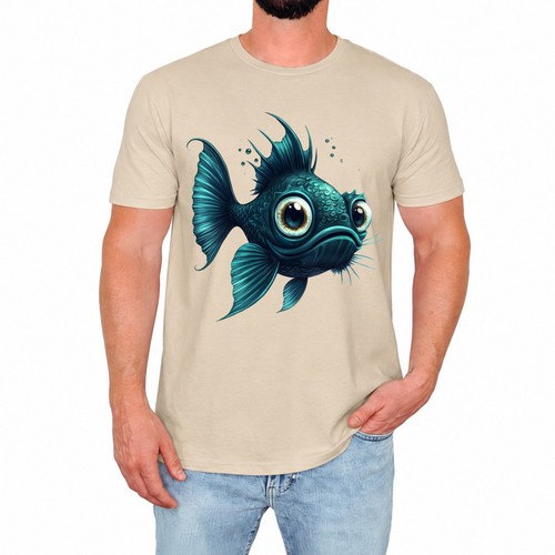 Lustiges fisch herren shirt - lustiges,