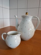 Arzberg Konfetti - Kaffeekanne & Milchkännchen - Mid-Century Design, 1950er