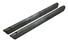 2 x Alberts Zaunpfosten Adapter 400 mm Verlängerung für Pfosten Ø 34 mm Stahl
