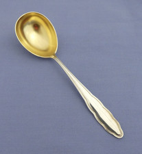WMF 1500 - Chippendale - Saucenlöffel - Löffel,  tiefe Laffe - 90er Silber Gold