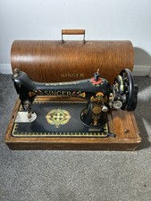 Vintage Wooden Singer Sewing