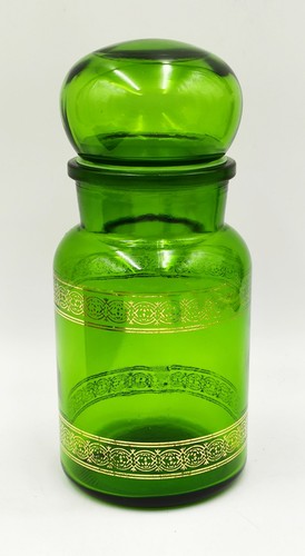 Vintage apothekerglas grün - vintage,