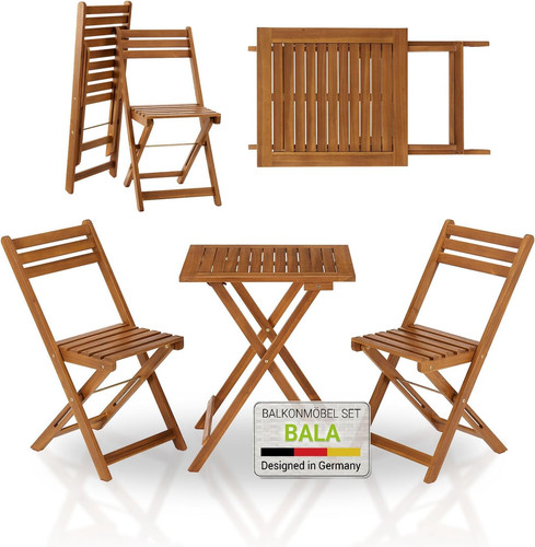 Juskys balkonmöbel set bala - balkonmöbel,