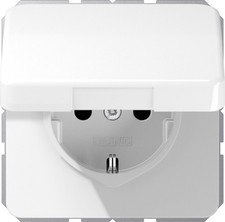 Jung SCHUKO-Steckdose CD 1520 BFKL WW Steckdosen CD1520BFKLWW SCHUKO-Steckdose