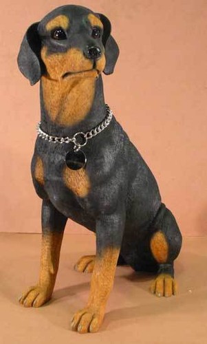 Dobermann figur hund - figur,