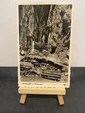 Vintage Postkarte Lourdesgrotte a.d. Falkenstein, Pfronten im Allgäu, 1950